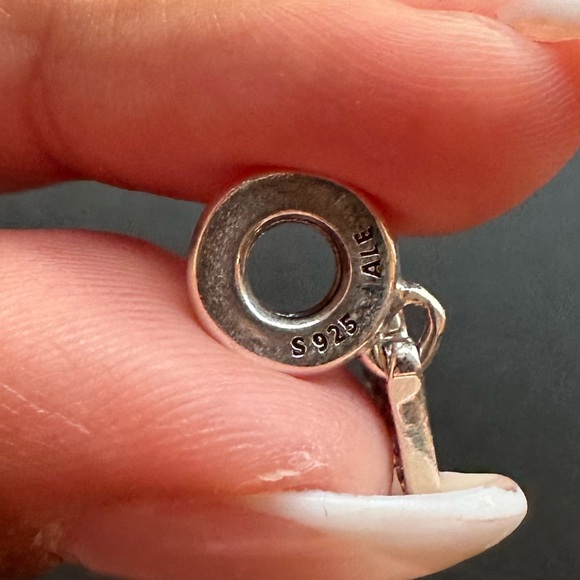 Sparkling Puzzle Piece Dangle Charm - Picture 7 of 7